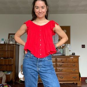 Off shoulder Free People blouse